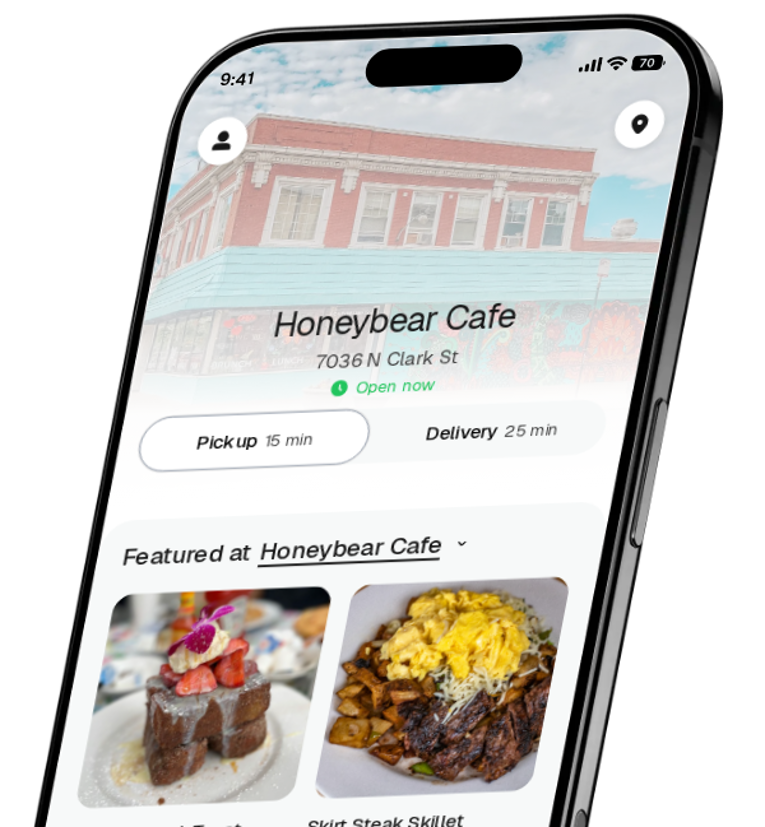 Honeybear Cafe app preview